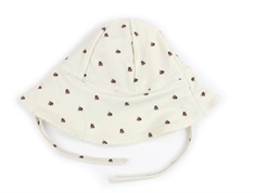 Lil Atelier whitecap gray ladybug sun hat